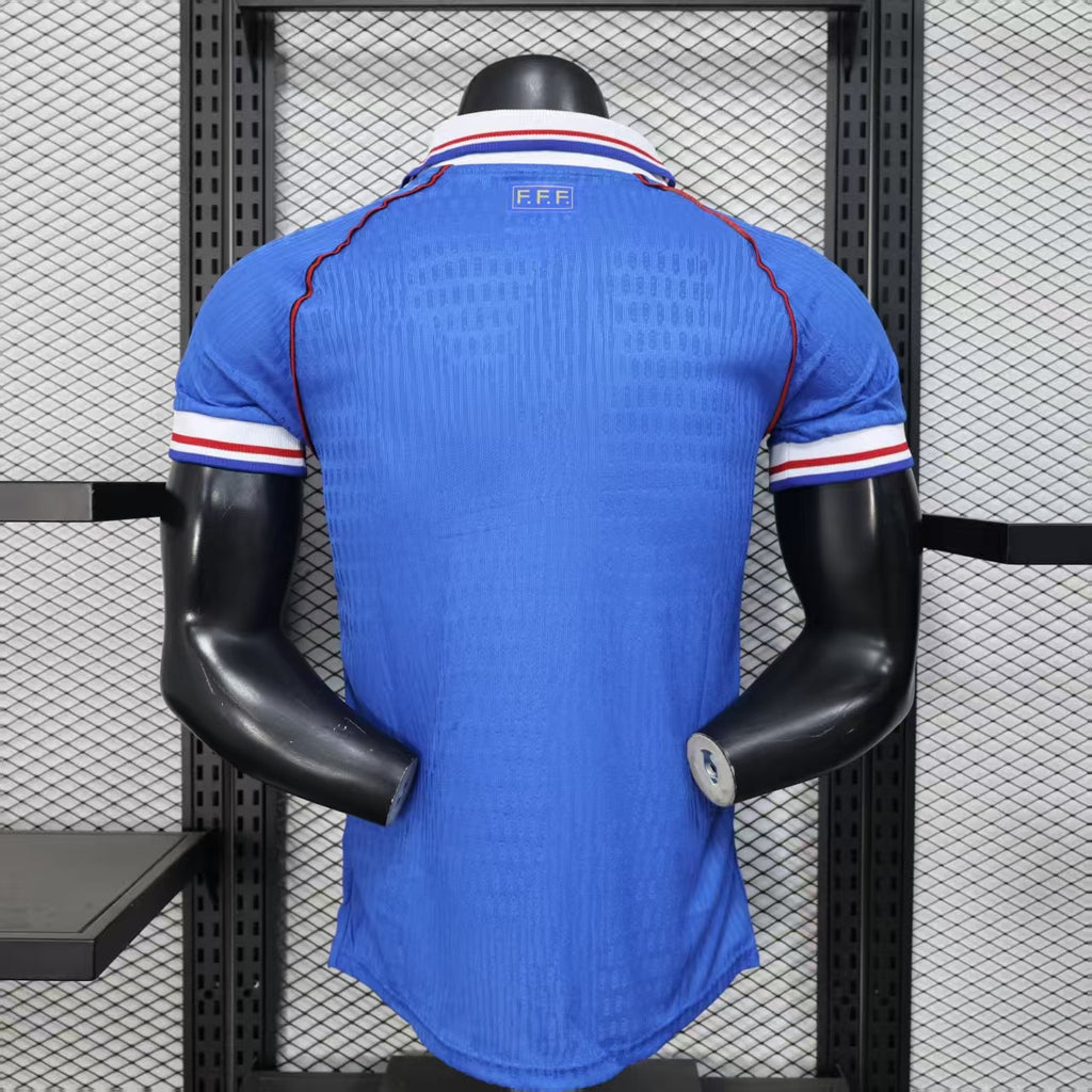 JERSEY FRANCIA LOCAL RETRO VERSION JUGADOR WC-98